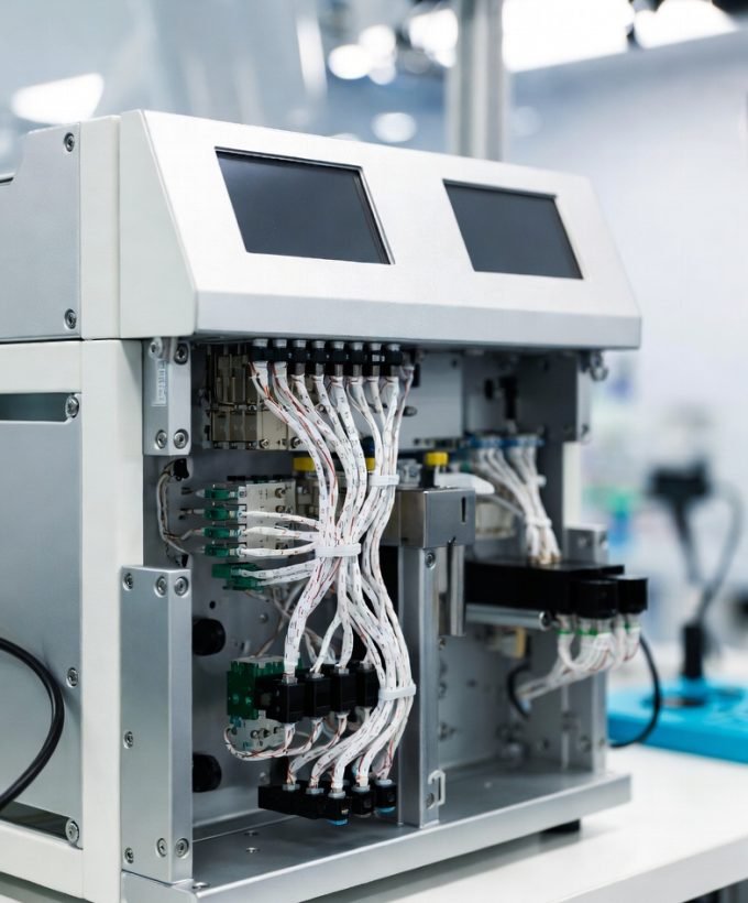 ISO 13485 certified medical cable assembly for diagnostic equipment and laboratory automation, high precision wiring - WireAssyTech.